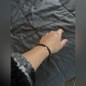 Black bead bracelet